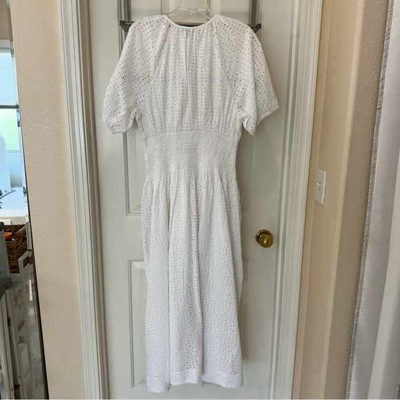 NWT J. Crew Provence smocked-waist midi dress in eyelet - Picture 7 of 12